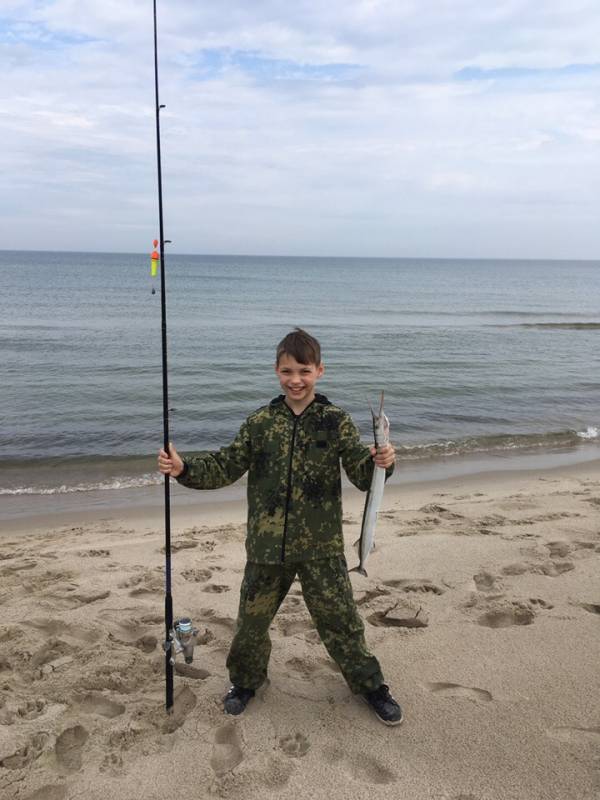 Фотоотчет по рыбе: Сарган. Место рыбалки: Калининградская область