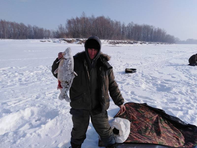 Фотоотчет по рыбе: Карп. Место рыбалки: Новосибирское водохранилище