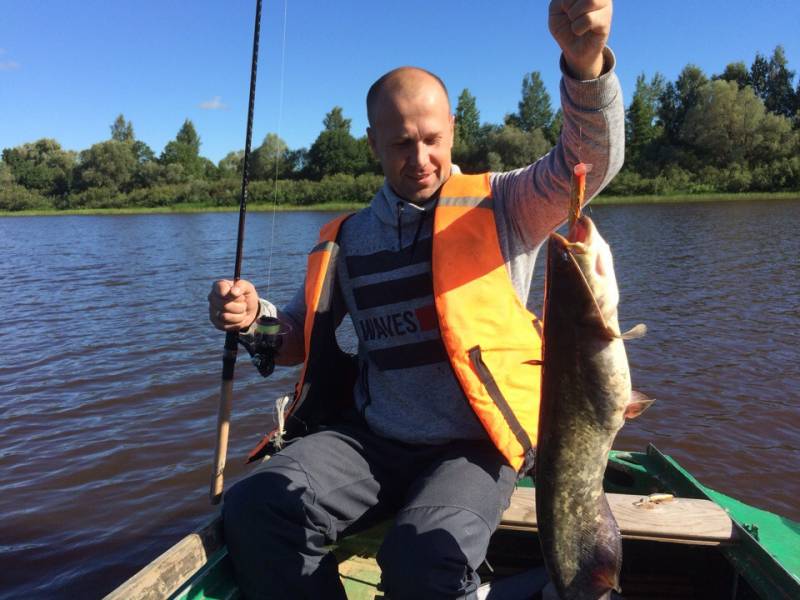Фотоотчет по рыбе: Сом. Место рыбалки: Новгородская область