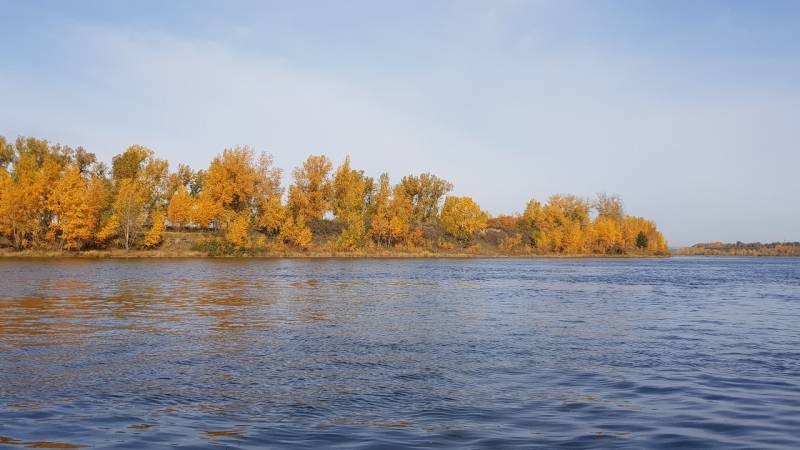 Фотоотчет с рыбалки. Место: Енисей