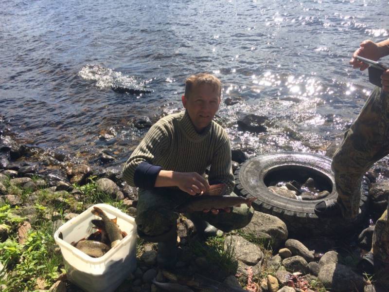 Фотоотчет с рыбалки. Место: Верхнетуломское водохранилище