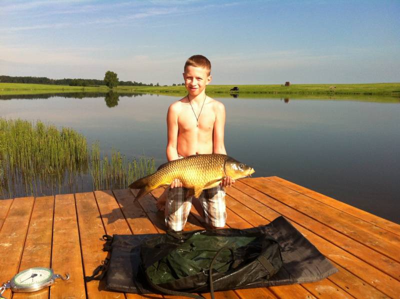 Фотоотчет по рыбе: Карп. Место рыбалки: Волоколамский городской округ