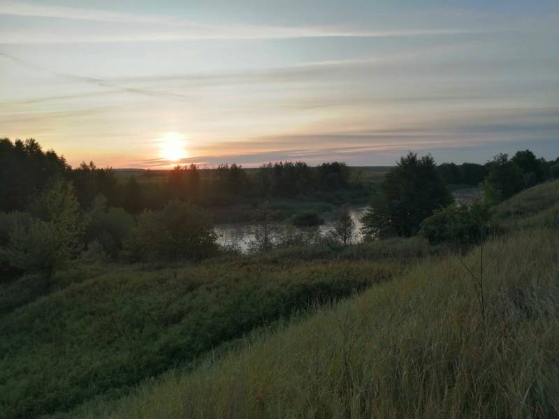 Фотоотчет с рыбалки. Место: Рязанская область