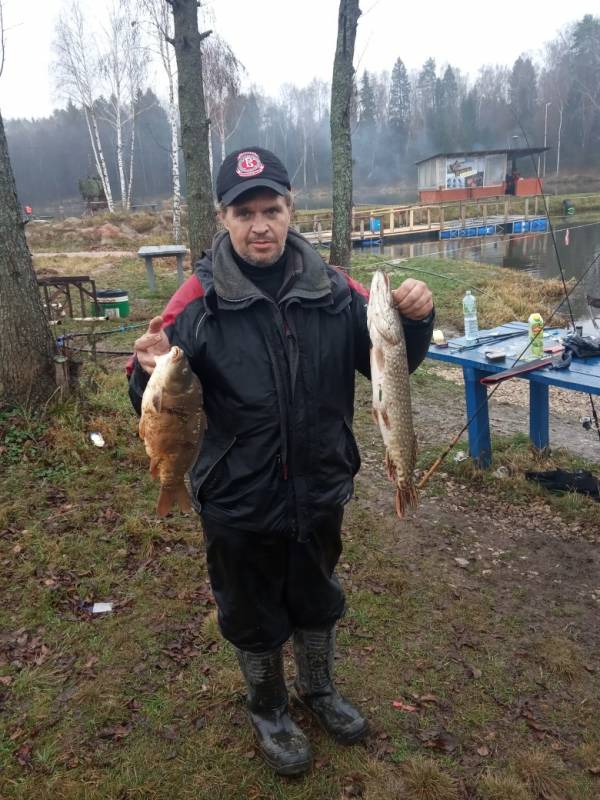 Фотоотчет по рыбе: Щука, Карп. Место рыбалки: Московская область