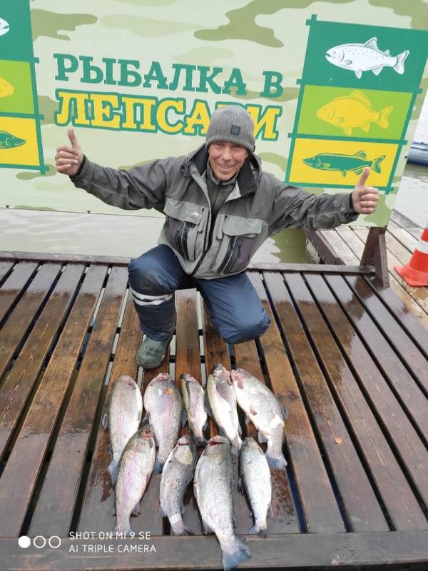 Фотоотчет по рыбе: Форель озерная. Место рыбалки: Санкт-Петербург