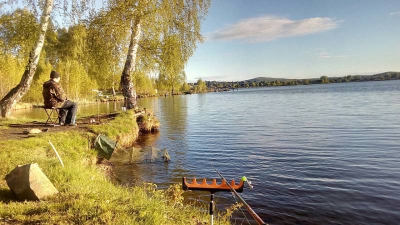 Фотоотчет с рыбалки. Место: Черноисточинский пруд