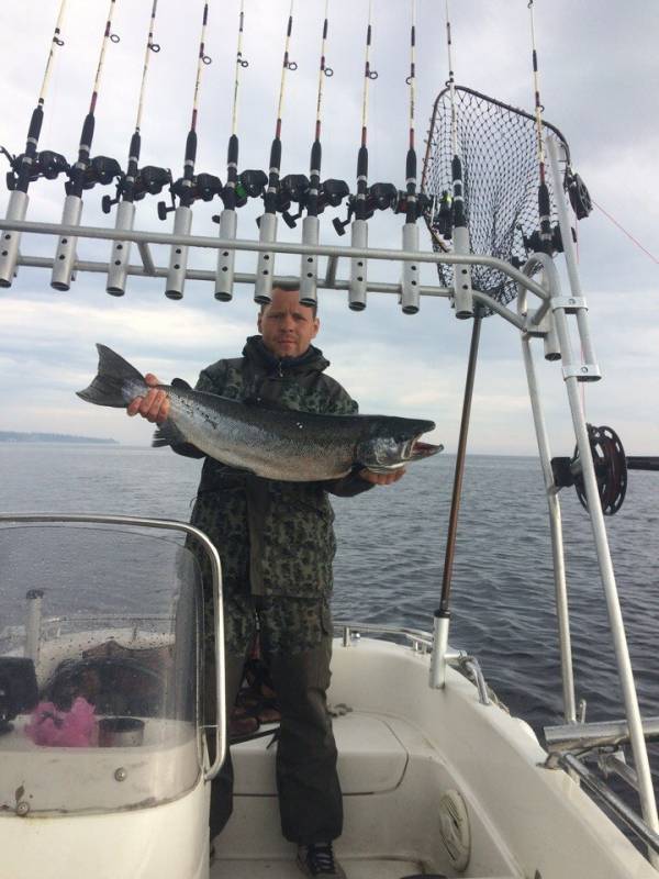 Фотоотчет по рыбе: Кижуч. Место рыбалки: Ленинградская область
