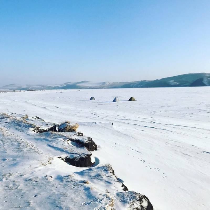 Фотоотчет с рыбалки. Место: Красноярское водохранилище