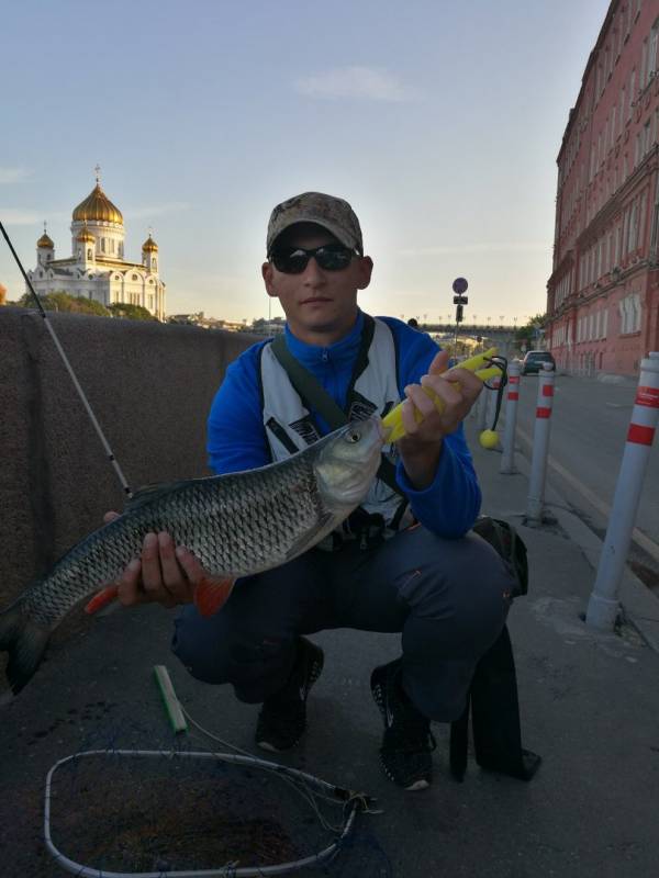 Фотоотчет по рыбе: Голавль. Место рыбалки: Москва