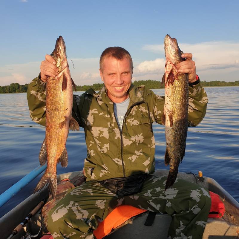 Фотоотчет по рыбе: Щука. Место рыбалки: Врево озеро (Ленинградская обл)